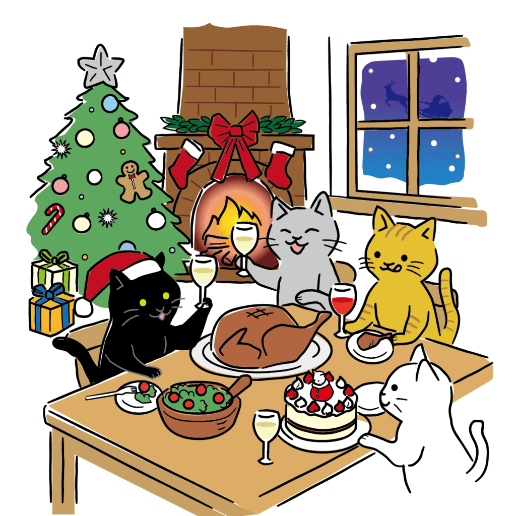 クリスマスパーティー間違い探し2